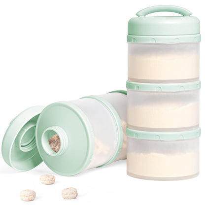 Stackable Formula Dispenser Portable: Milk Powder Container to Go