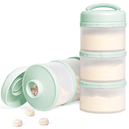 Stackable Formula Dispenser Portable: Milk Powder Container to Go